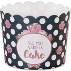 Städter All You Need Is Cake 12kpl ø61x57mm kuppikakkumuotti