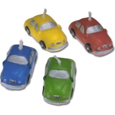Städter autot 4 kpl kakkukynttiläsetti