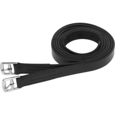 Kerbl 130 cm mustat jalustinhihnat