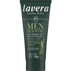 Lavera Men Sensitive 3-in-1 shower gel for body and hair, 200 ml