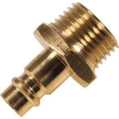 Schwan brass external thread connector plug