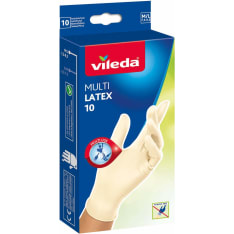 Vileda Multi Latex 10 pcs disposable gloves