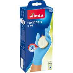 Vileda Food Safe koko M/L 40 kpl kertakäyttökäsine nitriiliä