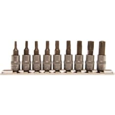 Schwan 9-piece 1/4" torx socket set