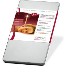 Biosun Ear Candle Selection, 5 pairs in a metal box (2 pcs traditional, 1 pc wellbalance, wellharmony and wellmotion)