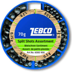 Zebco Slip Shot Assort Fine rod weights