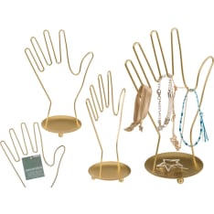 OOTB Hand-shaped metal jewellery holder