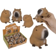 Squeezie Sand Capybara squeezable animal