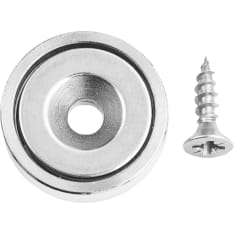 Meister-Tools 20x6x4,5 ruuvilla pyöreä magneetti