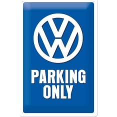 Nostalgic-Art 20x30 VW Parking Only Metallikilpi