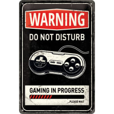 Nostalgic-Art 20x30 Gaming in progress Metallikilpi