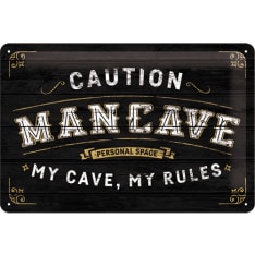 Nostalgic-Art 20x30 Man Cave Metallikilpi