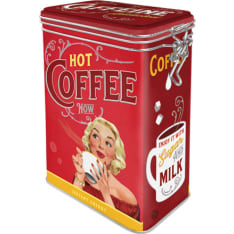 Nostalgic Art Hot Coffee Now säilytyspurkki