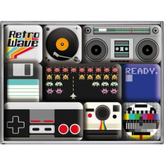 Nostalgic-Art Set Retro Wave Magnet