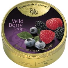 Cavendish & Harvey 175 wild berry caramel candy box