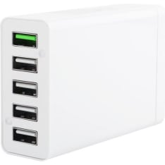CoreParts MBXUSBA-AC0004 Mobile Device Charger – Universal, White, AC, Indoor Use