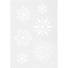 Viva Decor Snowflakes A4 flexible stencil
