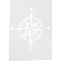 Viva Decor Compass A4 flexible stencil