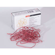 Scriva rubber band thin red 90mm, 100g