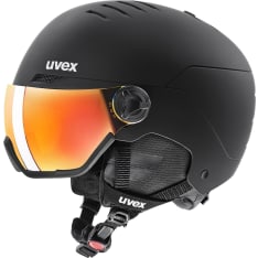 Uvex Wanted Visor Black ski helmet