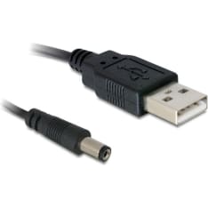 DeLOCK 82197 USB virta > DC 5.5 x 2.1 mm sovitin