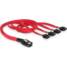DeLOCK 83057 SFF8087 > 4xSATA Multilane SAS-kaapeli