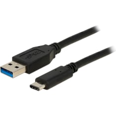 DeLOCK 83870 1 m USB-C - USB-A kaapeli