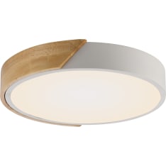 Ceiling lamp JustLight Bila Led 32cm white/wood