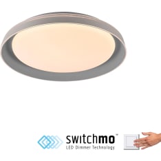 Ceiling lamp JustLight Sati Led 43cm grey