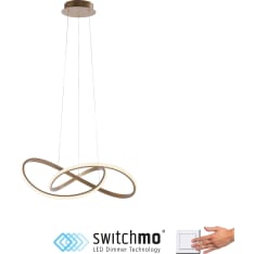 Pendant lamp JustLight Maria aluminum