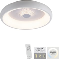 Ceiling lamp JustLight Vertigo Led 46,5cm matte brass