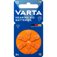 Varta kuulokojeparisto 13 6kpl