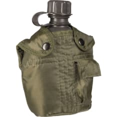 Mil-Tec 1L Field Bottle Green with Carry Pouch