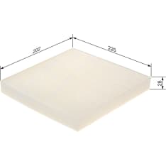Bosch 1 987 435 133 Raitisilmasuodatin