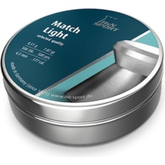 H&N Match Light 4,50 mm 0,51g 500 kpl ilma-ase luoti
