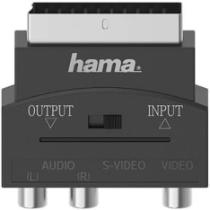 Hama Adapter Video Scart-S-VHS/3x Phono scart adapteri