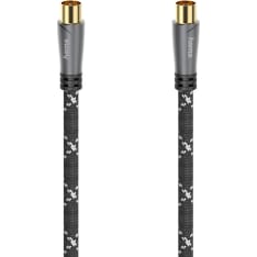 Hama Cable Antenna 120dB Black/Grey 10.0m antennikaapeli