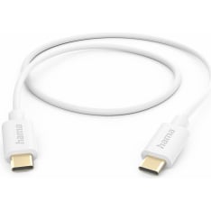 Hama USB-C to USB-C 1.0m White latauskaapeli