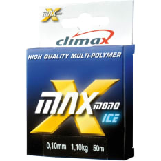 Climax Ice Line 50 m orange monofilament fishing line