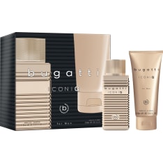 Bugatti Iconiq Gold EdT + shower gel gift box for men