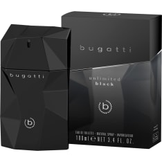 Bugatti Unlimited Black for him EdT 100ml miesten tuoksu