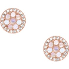 Fossil button earrings