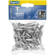 Rapid 100kpl alumiininen vetoniitti