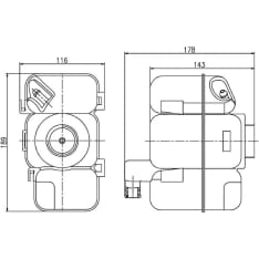 Mahle CRT 206 000S Paisuntasäiliö