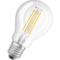 Osram E27 470lm 4000K dimmable filament led bulb, clear