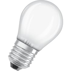 Osram E27 806lm 2700K filamentti led-pienkupulamppu, matta