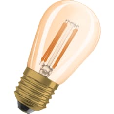 Osram Vintage 1906 Mini Edison ST 45 E27 360lm 2200K filament himmennettävä led lamppu