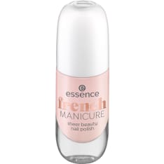essence french MANICURE sheer beauty nail polish 01 peach please! 8ml