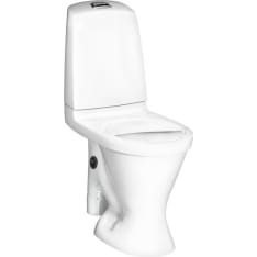Gustavsberg GBG 1596HF Nautic Duo left outlet pipe connection high toilet seat