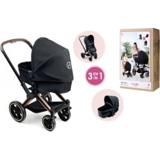 Corolle MGP 14/17" Cybex 3-in-1 Pram nuken rattaat
